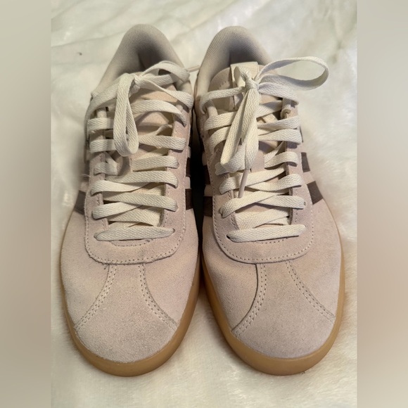 Adidas Beige and Dark Brown Sneakers - Picture 5 of 11